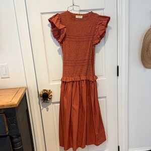 Ulla Johnson Handmade - Smocked Midi Dress